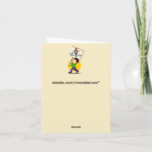 No Kings Greeting Card Karte (Rückseite)