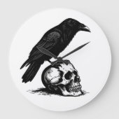 No Kings Große Wanduhr (Vorderseite)