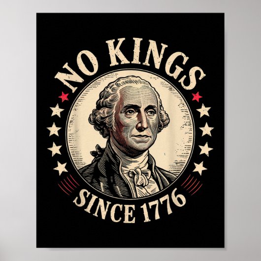 No Kings In America 1776  Poster (Vorne)