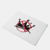 No Kings In America 2025 4. Juli Fußmatte (Schrägansicht)