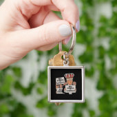 No Kings In America Anti Classic Bold Style Schlüsselanhänger (Hand)