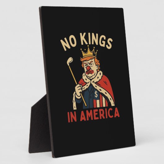 No Kings In America Anti-Donald No Kings Day Class Fotoplatte (Seite)