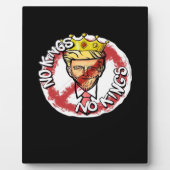 No Kings In America Anti Donald No Kings Day Class Fotoplatte (Vorderseite)