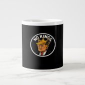No Kings In America Anti Donald No Kings Day Class Jumbo-Tasse (Vorderseite)