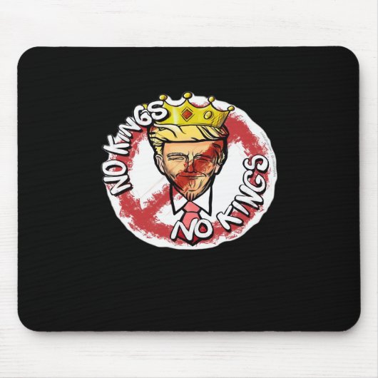 No Kings In America Anti Donald No Kings Day Class Mousepad (Vorne)
