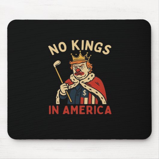 No Kings In America Anti-Donald No Kings Day Class Mousepad (Vorne)