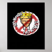 No Kings In America Anti Donald No Kings Day Class Poster (Vorne)