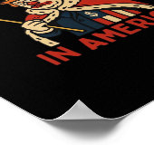 No Kings In America Anti-Donald No Kings Day Class Poster (Ecke)