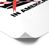 No Kings In America Anti Essential Retro Style Poster (Ecke)