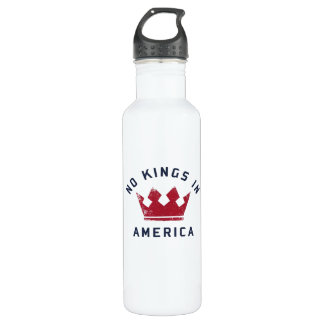 No Kings In America Anti Fascism USA Classic Edelstahlflasche