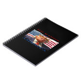 No Kings In America Anti-Trump Creative Design Notizblock (Linke Seite)