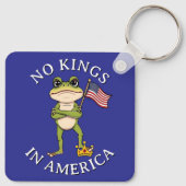 No Kings in America Anti-Trump Protest Large Schlüsselanhänger (Rückseite)