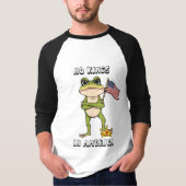 No Kings in America Anti-Trump Protest T-Shirt (Vorderseite)