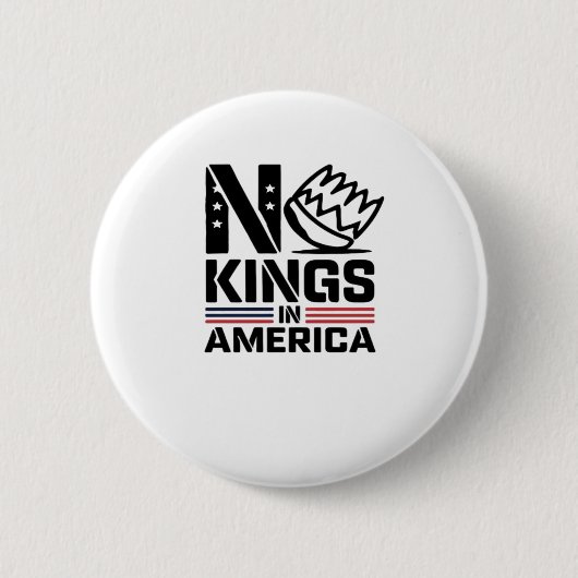 No Kings In America Baby Creative Style Button (Vorderseite)