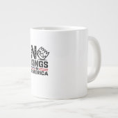 No Kings In America Baby Creative Style Jumbo-Tasse (Vorderseite Rechts)
