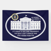 No Kings in America Banner (Horizontal)