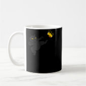 No Kings In America Black Cat Funny Litical Meme 4 Kaffeetasse (Links)