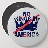 No Kings in America Button (Vorne & Hinten)