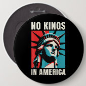 No Kings in America Button (Vorne & Hinten)