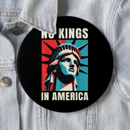 No Kings in America Button