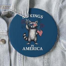 No Kings in America Button