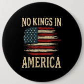 No Kings in America  Button (Vorderseite)