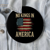 No Kings in America  Button (Beispiel)