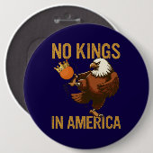 No Kings in America Button (Vorne & Hinten)