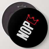 No Kings in America Button (Vorne & Hinten)