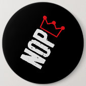 No Kings in America Button (Vorderseite)