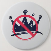 No Kings in America Button (Vorderseite)