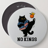 No Kings in America Button (Vorne & Hinten)