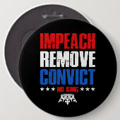 No Kings in America Button (Vorne & Hinten)