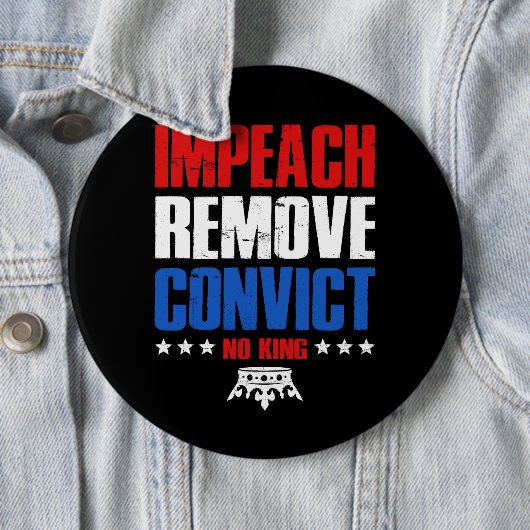 No Kings in America Button (Beispiel)
