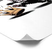 No Kings In America Classic Bold Casual Poster (Ecke)