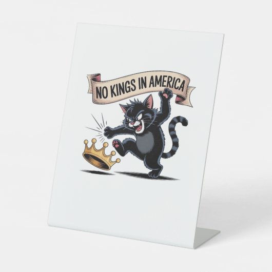 No Kings In America Classic Creative Style Sockelschild (Vorderseite)