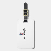 No Kings In America Classic Minimal Clean Gepäckanhänger (Vorderseite vertikal)