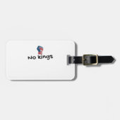 No Kings In America Classic Minimal Clean Gepäckanhänger (Vorderseite horizontal)