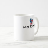 No Kings In America Classic Minimal Clean Kaffeetasse (VorderseiteRechts)