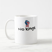 No Kings In America Classic Minimal Clean Kaffeetasse (Links)