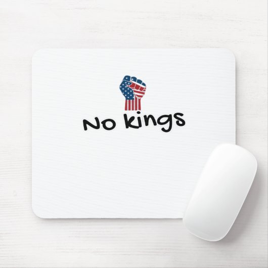 No Kings In America Classic Minimal Clean Mousepad (Mit Mouse)