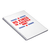No Kings In America Classic Minimal Clean Notizblock (Rechte Seite)