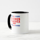 No Kings In America Classic Minimal Clean Tasse (Vorderseite Links)