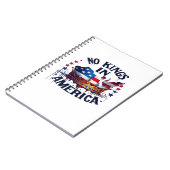 No Kings In America Classic Retro Cool Notizblock (Linke Seite)