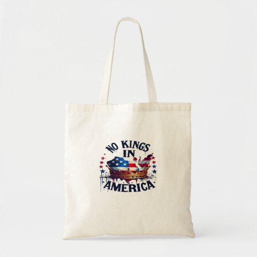 No Kings In America Classic Retro Cool Tragetasche (Vorne)