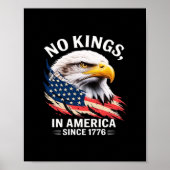 No Kings In America Classic Retro Graphic Poster (Vorne)