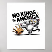 No Kings In America Classic Retro Graphic Poster (Vorne)