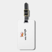 No Kings In America Classic Retro Style Gepäckanhänger (Vorderseite vertikal)