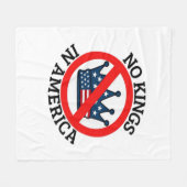 No Kings In America Classic Vintage Graphic Fleecedecke (Vorderseite (Horizontal))