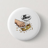 No Kings In America Creative Design Button (Vorderseite)